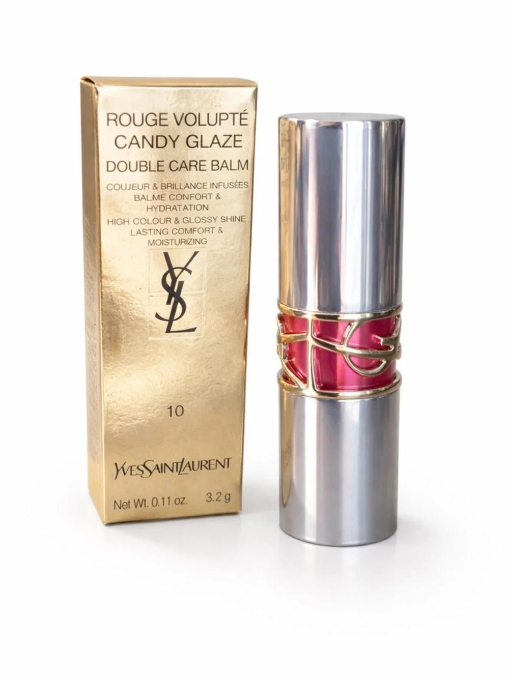 Yves Saint Laurent Rouge Volupté Candy Glaze Lip Balm - Red Crush